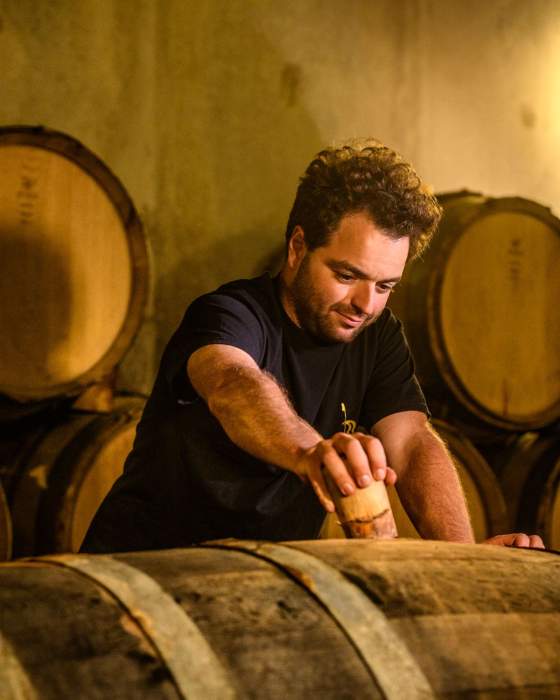 Domaine Barmès-Buecher en Alsace cave